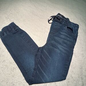Steve’s Jeans Boys Size 10/12 Dark Wash Jogger Jeans Elastic Waist